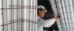 CARA PEMASANGAN B-PANEL / DINDING dari STEROFOAM dan wiremesh